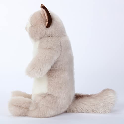 Image of CU-MATE 20 inch Length Adorable Stuffed Animals Cat -Handmade Plush Soft Cat -Present Gift for Boys /Girls (Grey Ragdoll Cat)