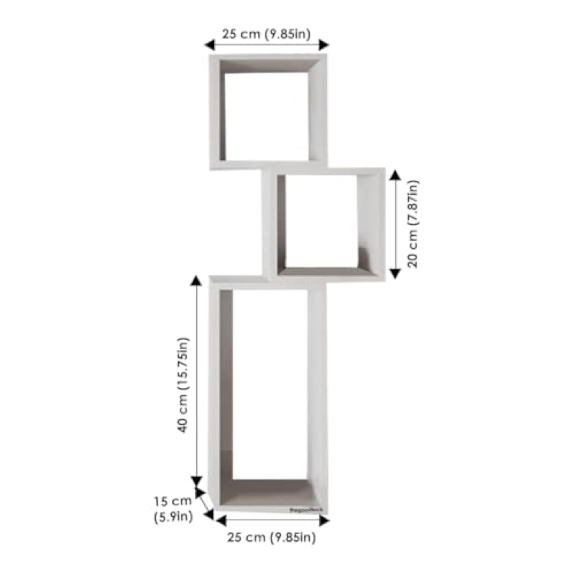 Pele Ridge Floating Rack for Showpieces