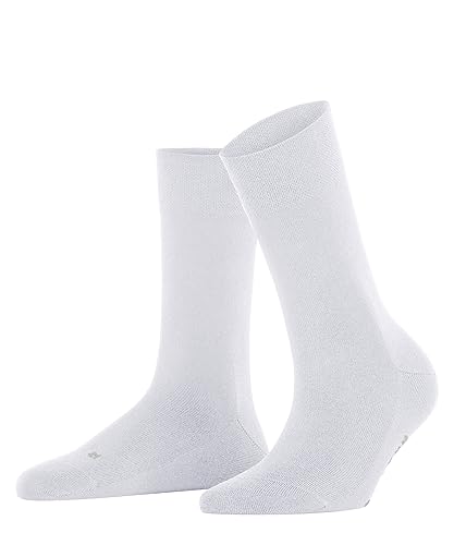 Chaussettes Femme FALKE anti-marques et anti-transpiration en coton blanc taille 35-38