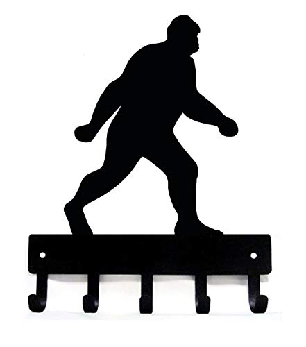 Bigfoot Key Rack Hanger - Large 9 inch Wide - Made in USA; Wall Mount in Office, Home Entryway, Garage, Mudroom