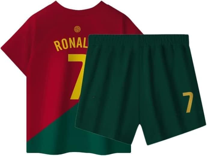 Miniatura 2 de Kids Jersey Boys' Soccer Jerseys Badge Soccer Ball Kids Football Soccer Boys Kids Youth Jersey Shirt Kit Set