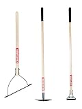 CRAFTSMAN CMXMKIT0040 3-Piece Long Wood Handle Weeding Tool Set with Weeding Hoe, 2-Prong Hoe, and Grass Weed Cutter