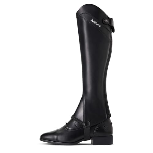 Chaps ARIAT Palisade unisex negro | Polainas de equitación cómodas 4