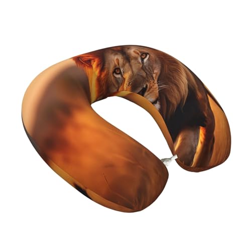 Almohada De Viaje de Fibra de Poliester Negra miniatura 2