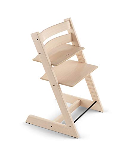 Tripp Trapp Chair from Stokke, Natural - Adjustable, Convertible Chair for Toddlers, Children & Adults - Convenient, Comfortable & Ergonomic - Classic Design
