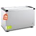 GastroHero Gefriertruhe ECO 450 I Tiefkühltruhe groß 355L I Tiefkühltruhe mit Glasschiebedeckel I Kühltruhe abschließbar I Gefrierschrank