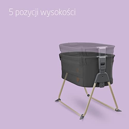 Maxi-Cosi Tori 2 w 1 Łóżeczko dostawne, Kołyska dostawna, kompaktowe składanie, Lekkie, 5 opcji wysokości, Przenośne łóżeczko dostawne z oddychającą siateczką, 06 mies, 09 kg, Beyond