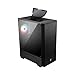 MSI MAG Forge 111R Mid Tower Gaming PC Case (Black,1 x 120mm ARGB Fans, USB 3.2 Gen 1 Type-A, Tempered Glass Panel, Magnetic Dust Filter, ATX, m-ATX, Mini-ITX)