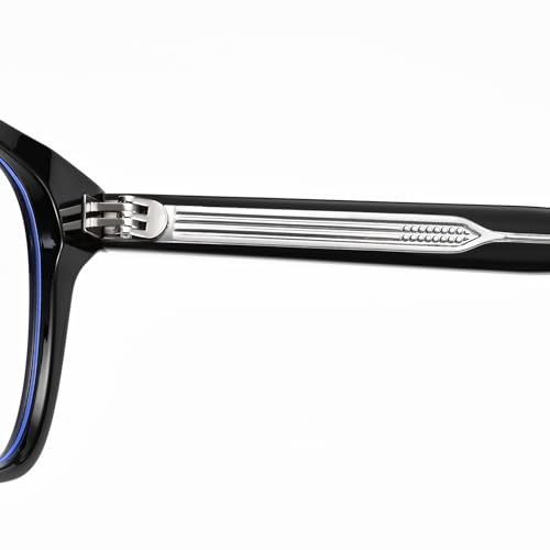 Image of Dollger Blue Light Blocking Glasses For Woman Men Thick Frame Square Computer BlueLight Glasses Clear Lens Non-Prescription