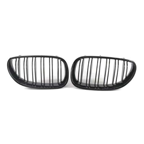 Parrilla delantera doble línea tipo riñón compatible con BMW Serie 5 M5 E60 2003-2010
