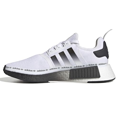 adidas Mens NMD R1 Lace Up Sneakers Shoes Casual - White3