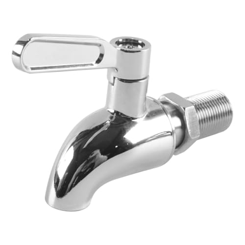 Orivin Getränkespender-Zapfhahn, Wasserhahn aus Edelstahl 304 für Bierfässer, Glas, Trinkbrunnen, Kaffeebier