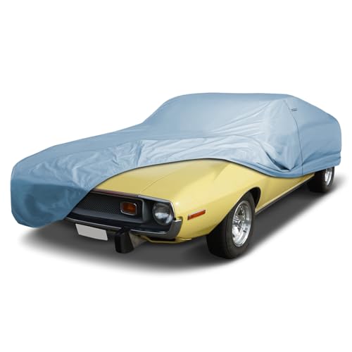 Image of iCarCover Premium Car Cover for 1968-1974 AMC Javelin Heavy Duty Waterproof All-Weather Automobiles Custom Fit Indoor Outdoor UV Snow Protection Covers with Straps and Bag