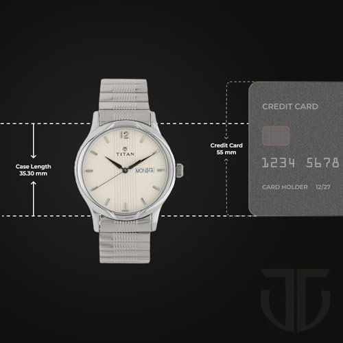 Titan Store Titan Karishma Analog Silver Dial Men's Watch - Image 5