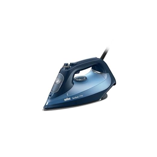 Braun TexStyle 7 Pro Dampfbügeleisen SI 7160 BL - Bügeleisen mit Freeglide 3D Bügelsohle, Vertikaldampf, 3000 Watt, Blau