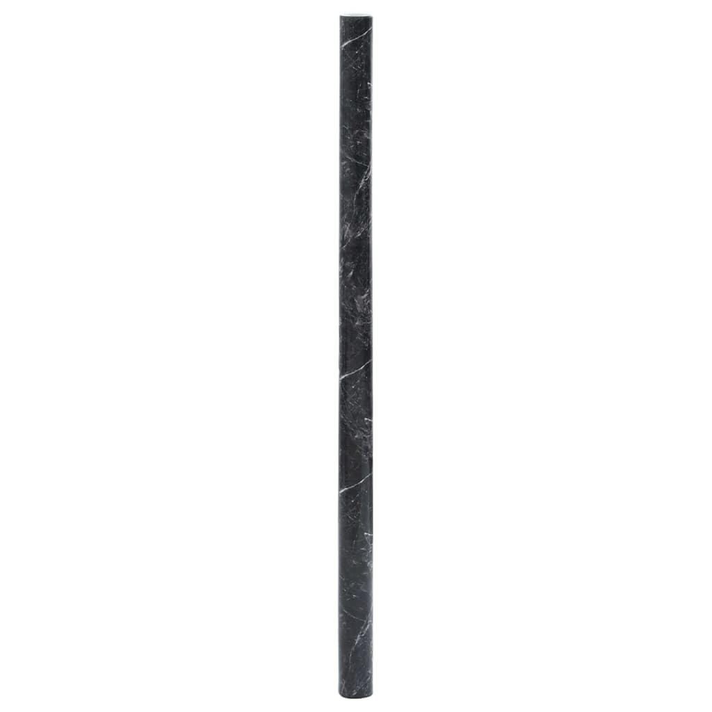 Lámina autoadhesiva para muebles, aspecto de mármol, color negro, PVC, 90 x 500 cm, 0,15 mm, adhesivo para muebles, para mesas, armarios, puertas, vidrio, pared, decoración y protección para