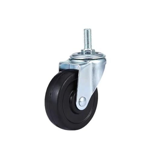 Roulette universelle M10 antibruit en caoutchouc souple pour un déplacement fluide