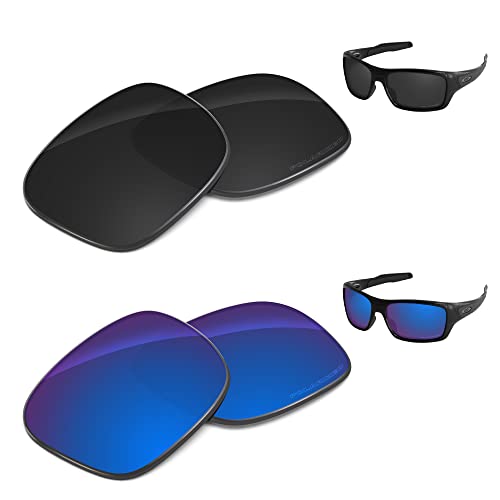 Image of Performance Replacement Lenses Compatible with Oakley Turbine OO9263 Polarized Etched