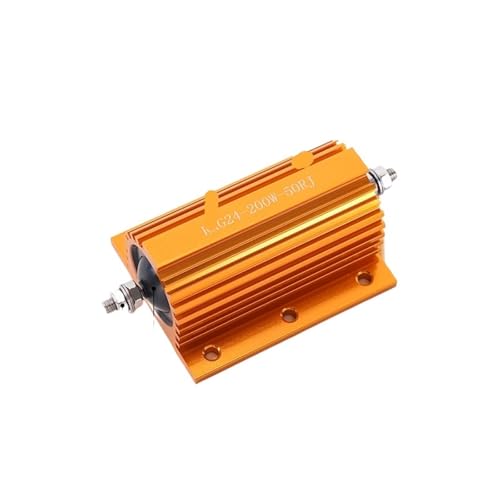 Résistance de boîtier en aluminium doré RXG24 pour décharge et freinage 100 ohms 75W
