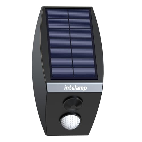 INTELAMP Licht mit externem Solarsensor, erweitert die Erkennungsentfernung, steuert Solarleuchten, Garten, Hof, Bauernhof, Gemeinschaft