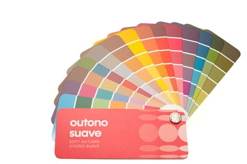 Multilingual Soft Autumn Palette Color Fan by Studio Immagine, Personalized