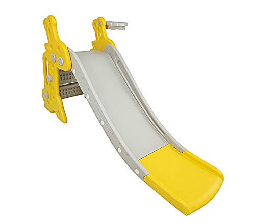 Fixturedisplays® 3-Step Children Slide Play Slide Freestanding Slide With Basketball Hoop For Kid Games 16874New-Npf #TOP1