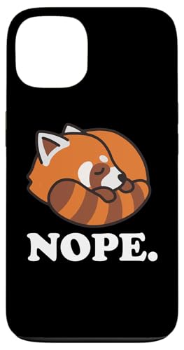 Funny Kawaii Kids Boys Girls Napping Nope Red Panda Lover �X�}�z�P�[�X iPhone 13 �p