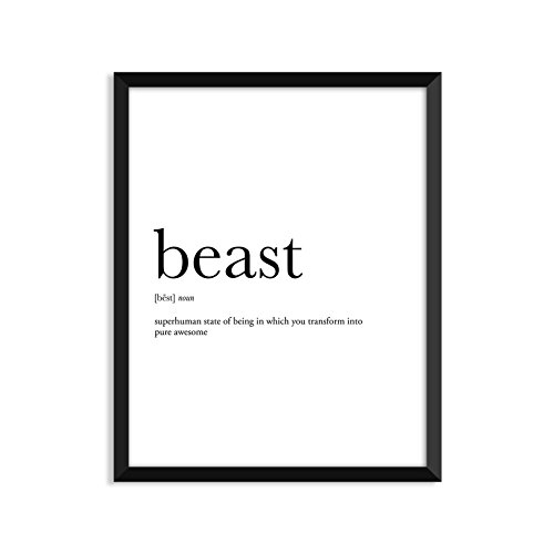 Beast definition - Unframed art print poster or greeting card
