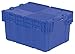 Flipak Attached Lid Container 27-7/8 X 20-5/8 X 12-5/8 Blue