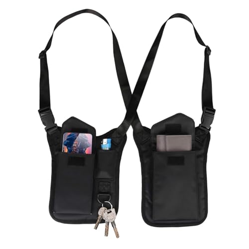 Bolsillo deportivo de nailon para las axilas ideal para viajes de senderismo y ciclismo diario