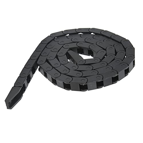Corrente de cabo de nylon, corrente de cabo de nylon de 1 m 7 mm x 7 mm altura interna x largura int