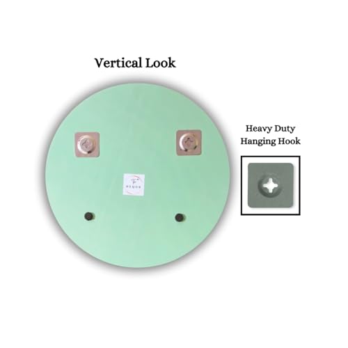 Image of 18x18 Inch Frameless Round Mirror for Wall /Beveled Glass with Smooth Edges /Mirror for Bathroom /Bedroom /Living Room /Entryway /Dressing Room /Unframed Decorative Mirror | BM1818A7