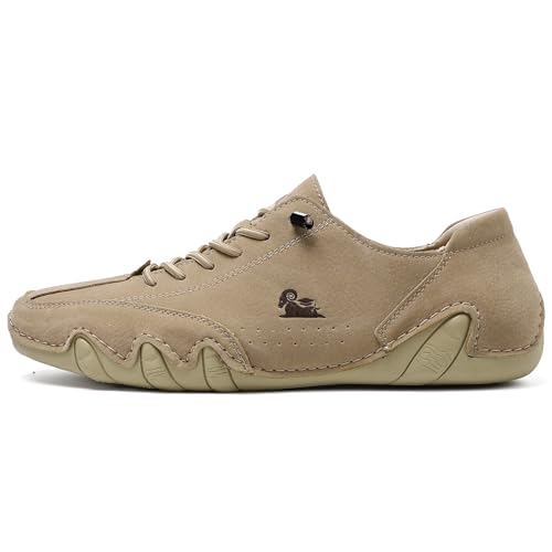 Pro Barefoot Shoes Women Men Nevova Orthopedic Driving Shoes for Men Women, Handmade Leather Suede Walking Flats, Lightweight Slip On Sneakers Non-Slip Hike Camping Hiking Beck Shoe