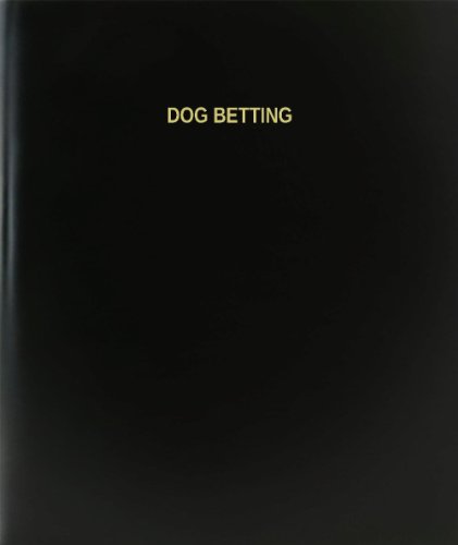 BookFactory Dog Betting Log Book, 120 Pages, 8.5