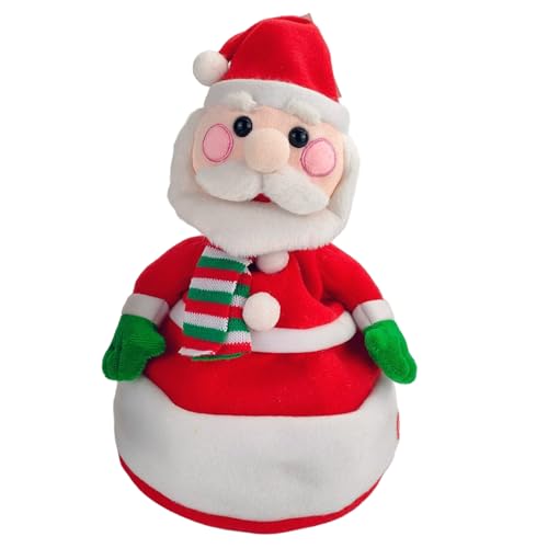 Chapeau de Noël chantant et dansant en peluche pour fête