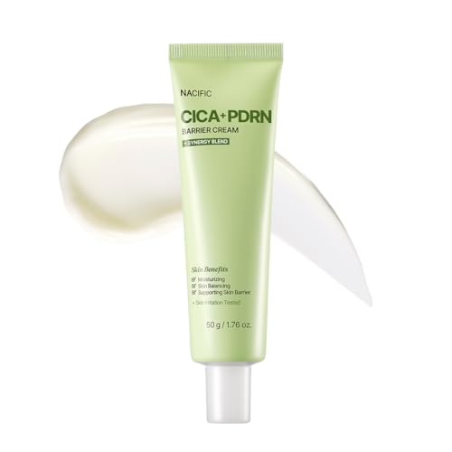 NACIFIC Cica PDRN Barrier Repair Cream, Korean Moisturizer with 76% Centella Asiatica, Skin Barrier...