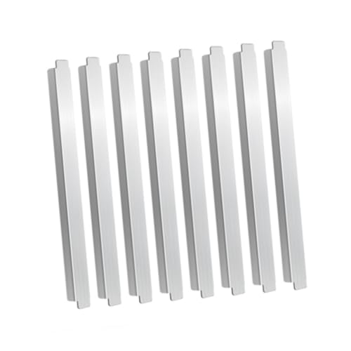 Séparateur de nourriture en métal Sharplace lot de 8 adaptateurs de barre stables
