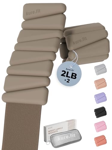 Image of Pilates Weight | Wrist & Ankle Weights for Women | Weighted Bangles | 1LB / 2LB Each (Set of 2)