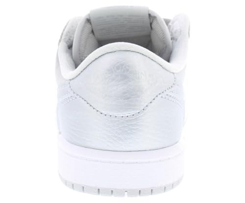 Image of Jordan Little Kid's 1 Retro Low OG Neutral Grey /Metallic Silver (FQ5436 002) - 2.5