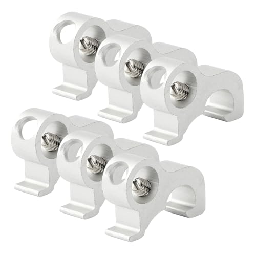 Cabilock 6 Piezas Bloqueo De Disyuntor Cerradura De Disyuntor Para Aislamiento De Energía Gabinete Eléctrico Pasadores De Doble Palanca y Unipolar