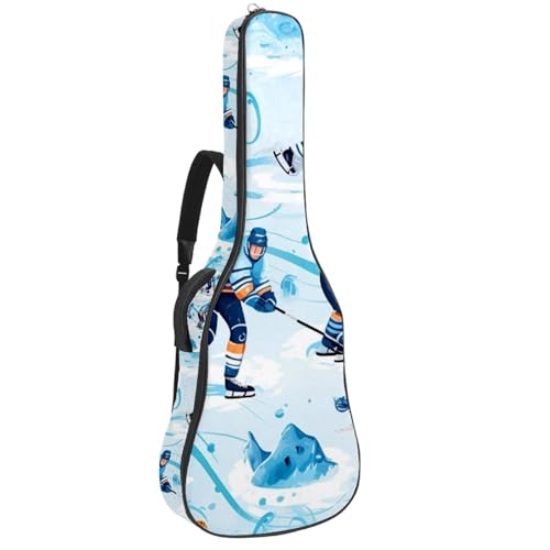 Sac à dos imperméable pour guitare et équipement de hockey sur glace en hiver