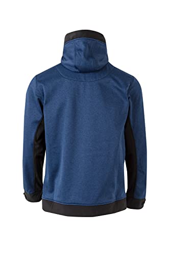 Veste softshell bleu chiné vêtement technique de protection Velilla taille L - 3