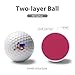 Europe Flags Map Print Golf Balls for Men Women Practice Training Golf Balls for Indoor Outdoor Use
