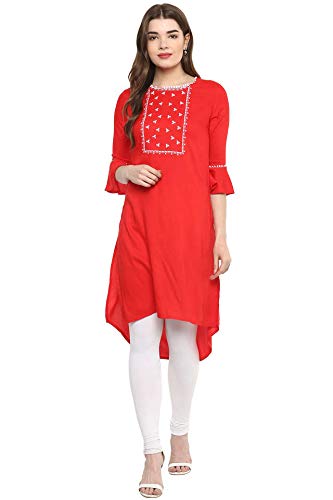 Image of STOP to start by Shoppers Stop Women's crepe straight Kurta