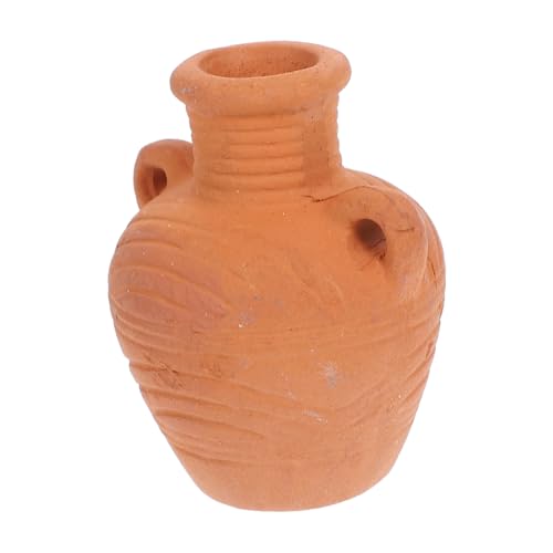 Dimensioni compatte: dimensionato per spazi come scrivanie e librerie, un decorativo versatile, mini per piante , piccolo in terracotta