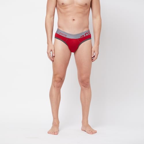 Image of Zoiro Men's Brief | Soft Band | Soft No-Marks Elastic | Breathable Innerwear | Pack of 1 | Color May Vary