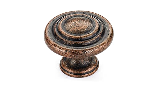 Image of Richelieu | Notre-Dame 1 5 /16-in (34 mm) Antique Copper Round Cabinet Knob