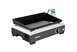 Campingaz plancha à gaz Othello 1 CV | Plaque chauffante 2,8 kW | Barbecue de table portable | Surface en acier émaillé | Brûleur avec technologie BlueFlame | Nettoyage facile