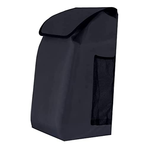 SunaOmni Sac pour chariot de courses - Pliable, portable, grande capacité, résistant à la rouille, noir, aluminium, polyester
