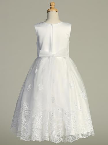 White First Communion Dress for Girls - Catholic Holy 1st Communion Dress - Vestidos de Primera Comunión Niña2